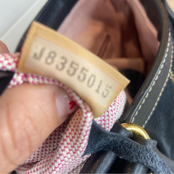 Dooney & Bourke Hayden Panettiere Black Suede Leather Hobo Bag Limited Edition - Picture 7 of 12